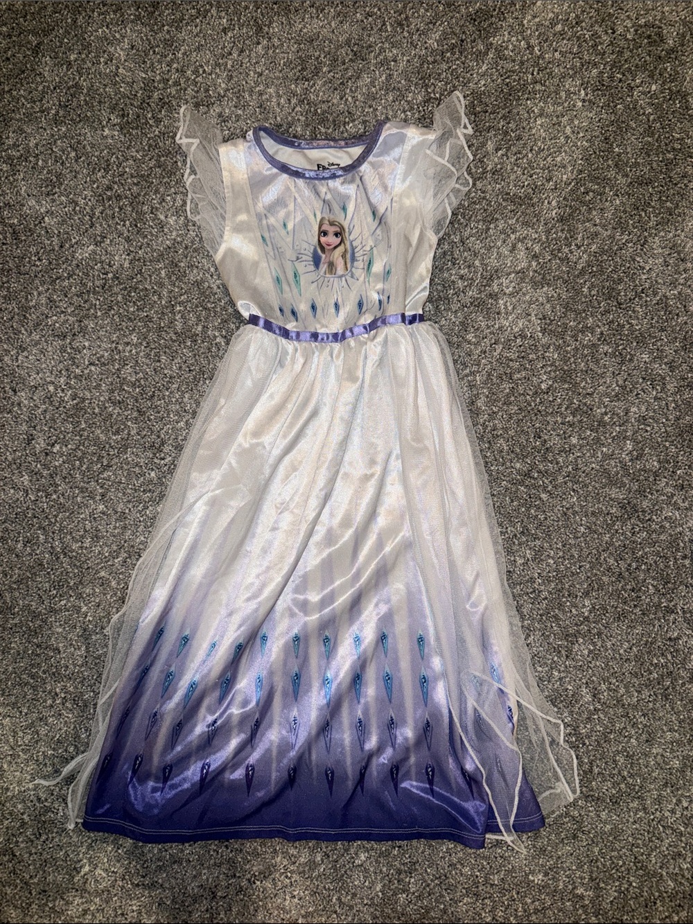 Frozen Princess Dresses Set - White, Teal, Purple - Picture 2 of 7